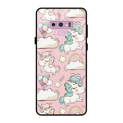 Balloon Unicorn Samsung Galaxy Note 9 Glass Cases & Covers Online