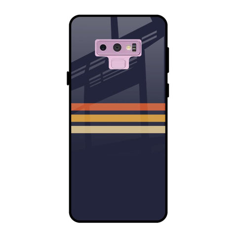 Tricolor Stripes Samsung Galaxy Note 9 Glass Cases & Covers Online