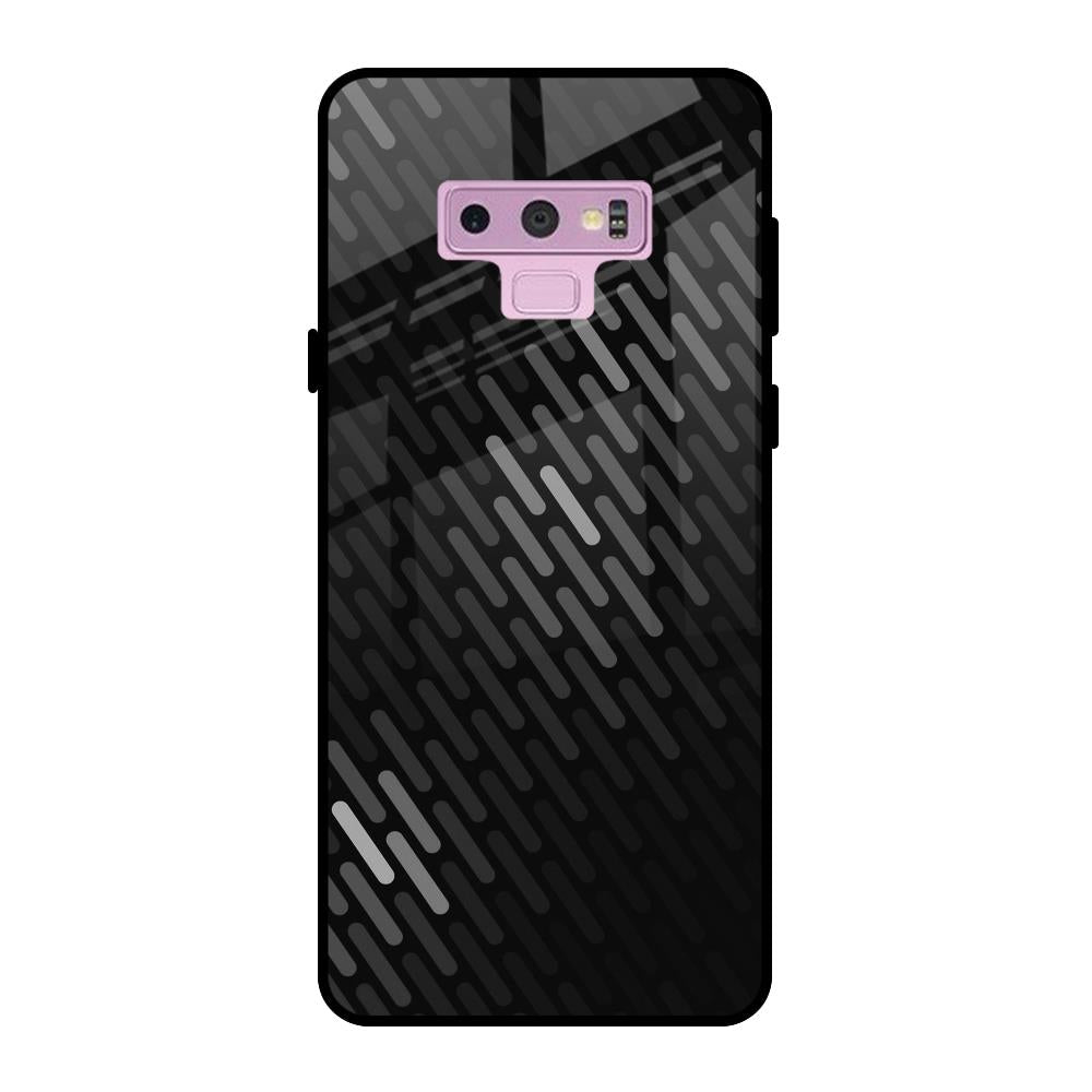 Dark Abstract Pattern Samsung Galaxy Note 9 Glass Cases & Covers Online
