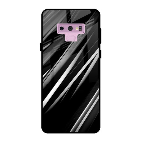 Black & Grey Gradient Samsung Galaxy Note 9 Glass Cases & Covers Online