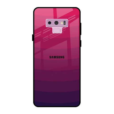 Wavy Pink Pattern Samsung Galaxy Note 9 Glass Back Cover Online