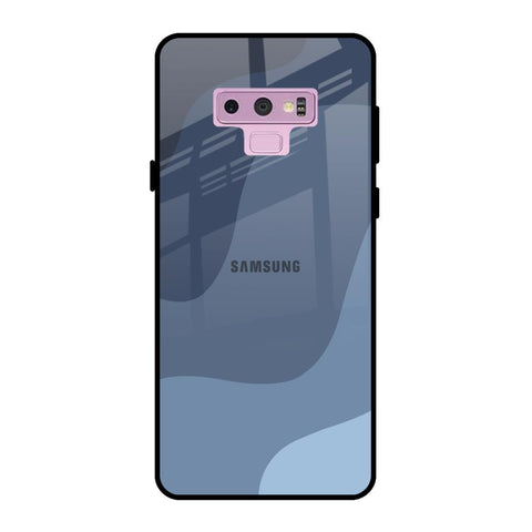 Navy Blue Ombre Samsung Galaxy Note 9 Glass Back Cover Online