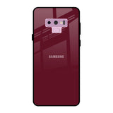 Classic Burgundy Samsung Galaxy Note 9 Glass Back Cover Online