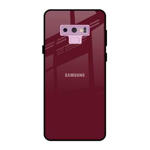 Classic Burgundy Samsung Galaxy Note 9 Glass Back Cover Online