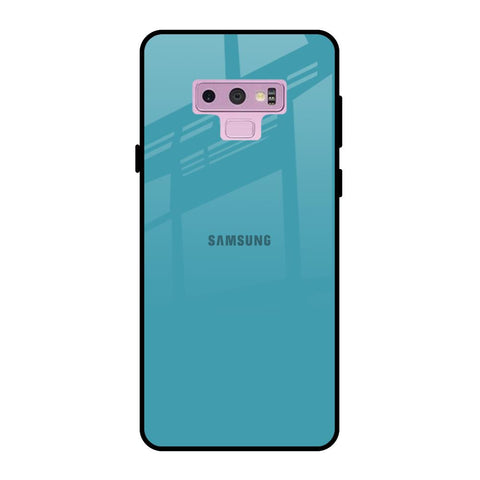 Oceanic Turquiose Samsung Galaxy Note 9 Glass Back Cover Online