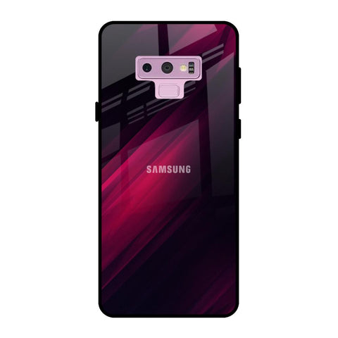 Razor Black Samsung Galaxy Note 9 Glass Back Cover Online