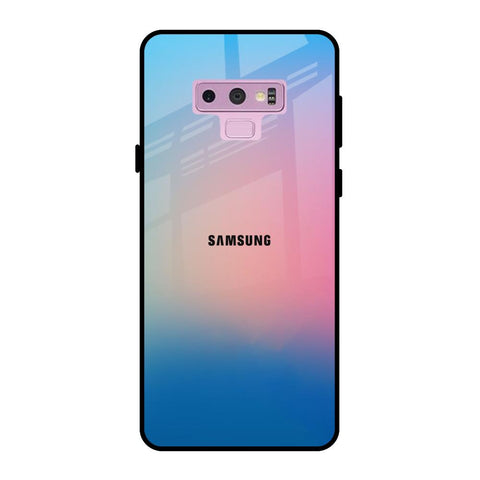 Blue & Pink Ombre Samsung Galaxy Note 9 Glass Back Cover Online