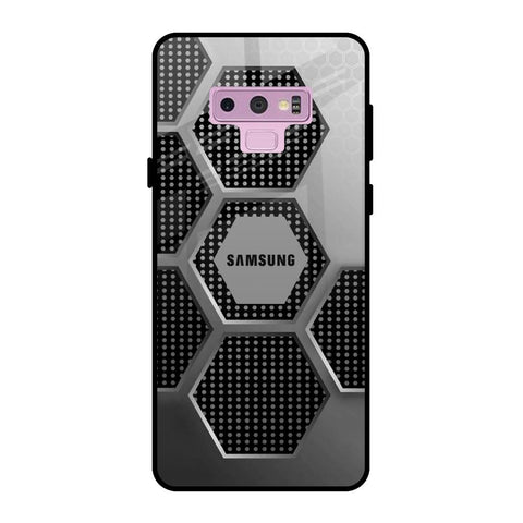 Hexagon Style Samsung Galaxy Note 9 Glass Back Cover Online
