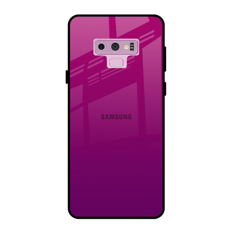 Magenta Gradient Samsung Galaxy Note 9 Glass Back Cover Online