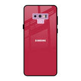 Solo Maroon Samsung Galaxy Note 9 Glass Back Cover Online