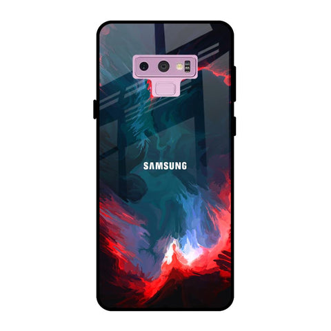 Brush Art Samsung Galaxy Note 9 Glass Back Cover Online