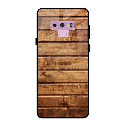 Wooden Planks Samsung Galaxy Note 9 Glass Back Cover Online