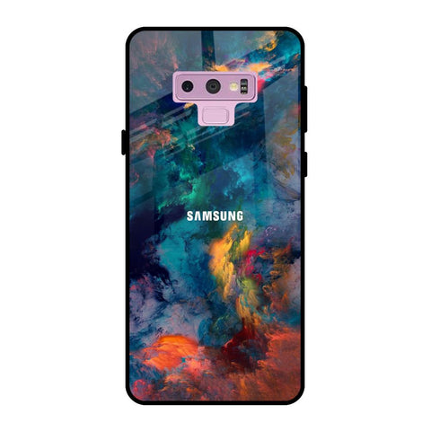 Colored Storm Samsung Galaxy Note 9 Glass Back Cover Online