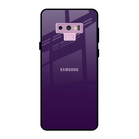 Dark Purple Samsung Galaxy Note 9 Glass Back Cover Online
