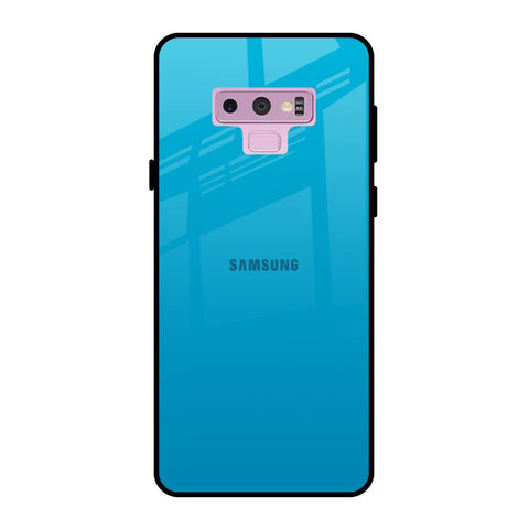 Blue Aqua Samsung Galaxy Note 9 Glass Back Cover Online