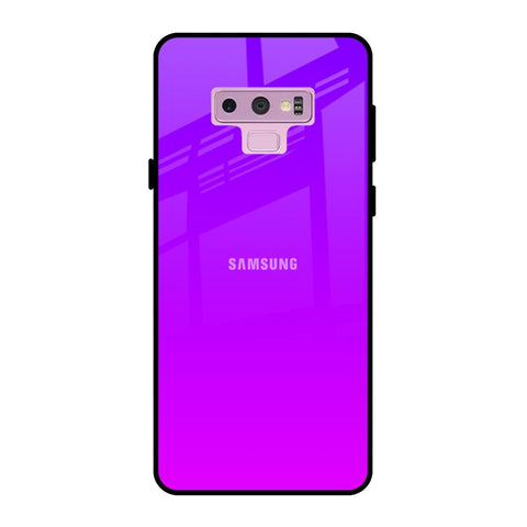 Purple Pink Samsung Galaxy Note 9 Glass Back Cover Online