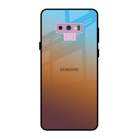 Rich Brown Samsung Galaxy Note 9 Glass Back Cover Online