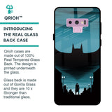 Cyan Bat Glass Case for Samsung Galaxy Note 9