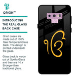 Luxury Fashion Initial Glass Case for Samsung Galaxy Note 9