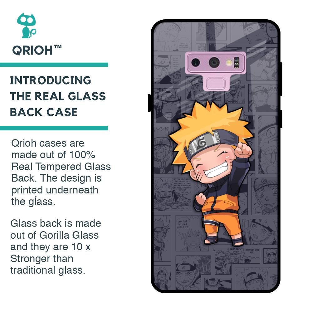 Orange Chubby Glass Case for Samsung Galaxy Note 9