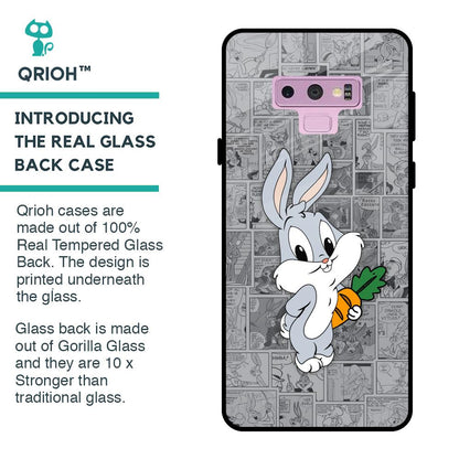 Cute Baby Bunny Glass Case for Samsung Galaxy Note 9