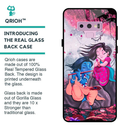 Radha Krishna Art Glass Case for Samsung Galaxy Note 9