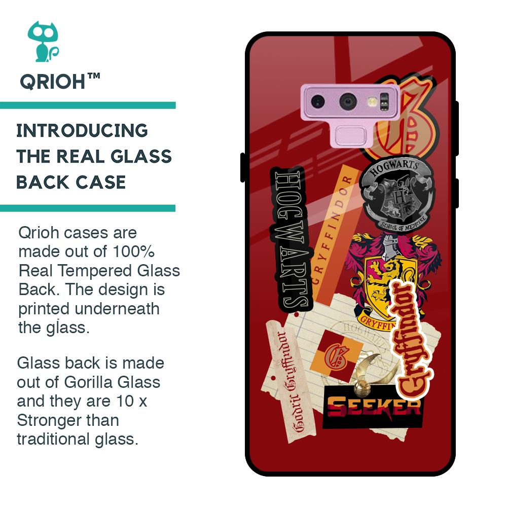 Gryffindor Glass Case for Samsung Galaxy Note 9