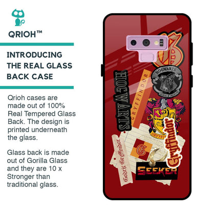 Gryffindor Glass Case for Samsung Galaxy Note 9