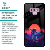 Retro Astronaut Glass Case for Samsung Galaxy Note 9