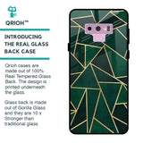 Abstract Green Glass Case For Samsung Galaxy Note 9