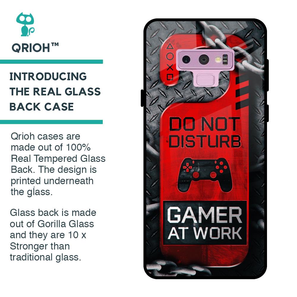 Do No Disturb Glass Case For Samsung Galaxy Note 9