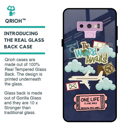 Tour The World Glass Case For Samsung Galaxy Note 9