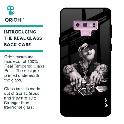 Gambling Problem Glass Case For Samsung Galaxy Note 9
