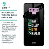 Daily Routine Glass Case for Samsung Galaxy Note 9
