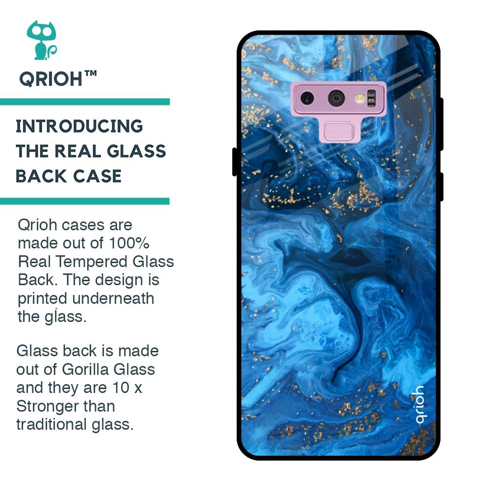 Gold Sprinkle Glass case for Samsung Galaxy Note 9