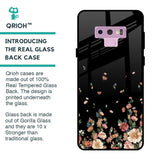 Floating Floral Print Glass Case for Samsung Galaxy Note 9