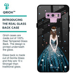 Queen Of Fashion Glass Case for Samsung Galaxy Note 9