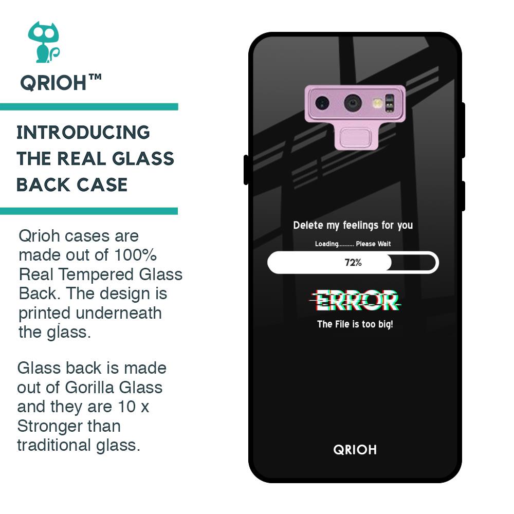 Error Glass Case for Samsung Galaxy Note 9