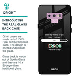 Error Glass Case for Samsung Galaxy Note 9
