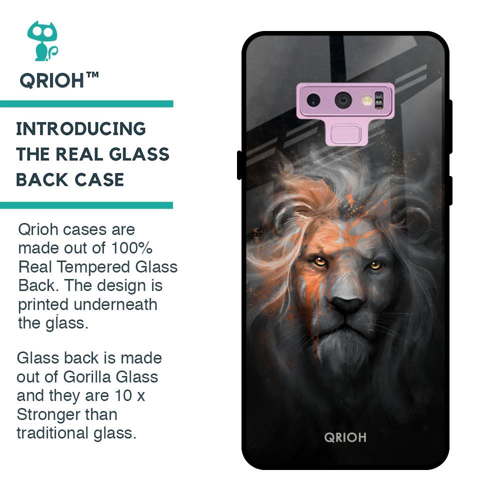Devil Lion Glass Case for Samsung Galaxy Note 9