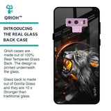 Aggressive Lion Glass Case for Samsung Galaxy Note 9