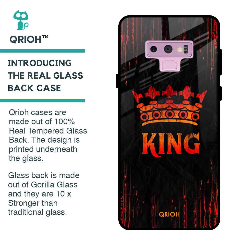 Royal King Glass Case for Samsung Galaxy Note 9