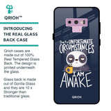 Struggling Panda Glass Case for Samsung Galaxy Note 9