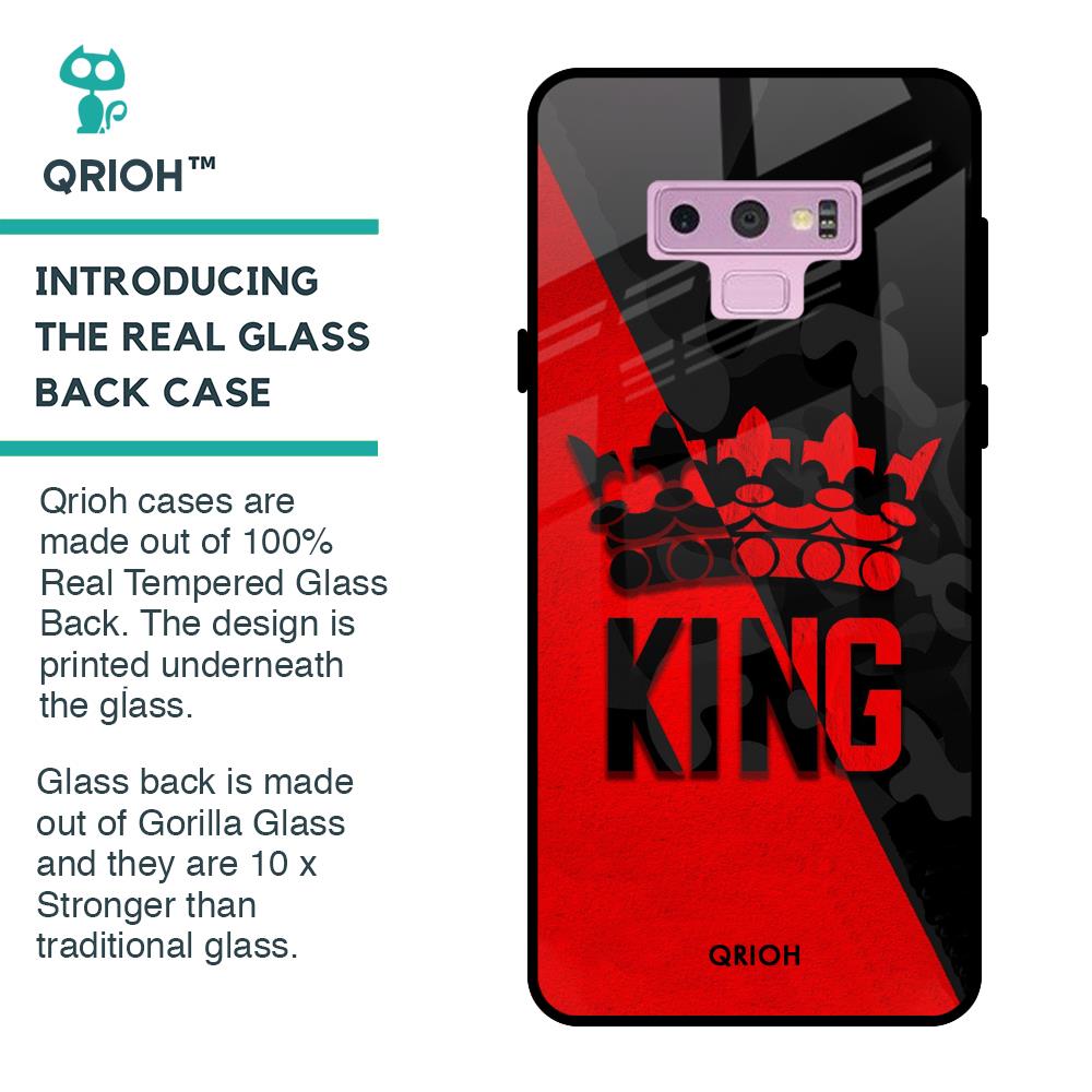 I Am A King Glass Case for Samsung Galaxy Note 9