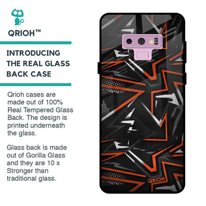 Vector Art Glass Case for Samsung Galaxy Note 9