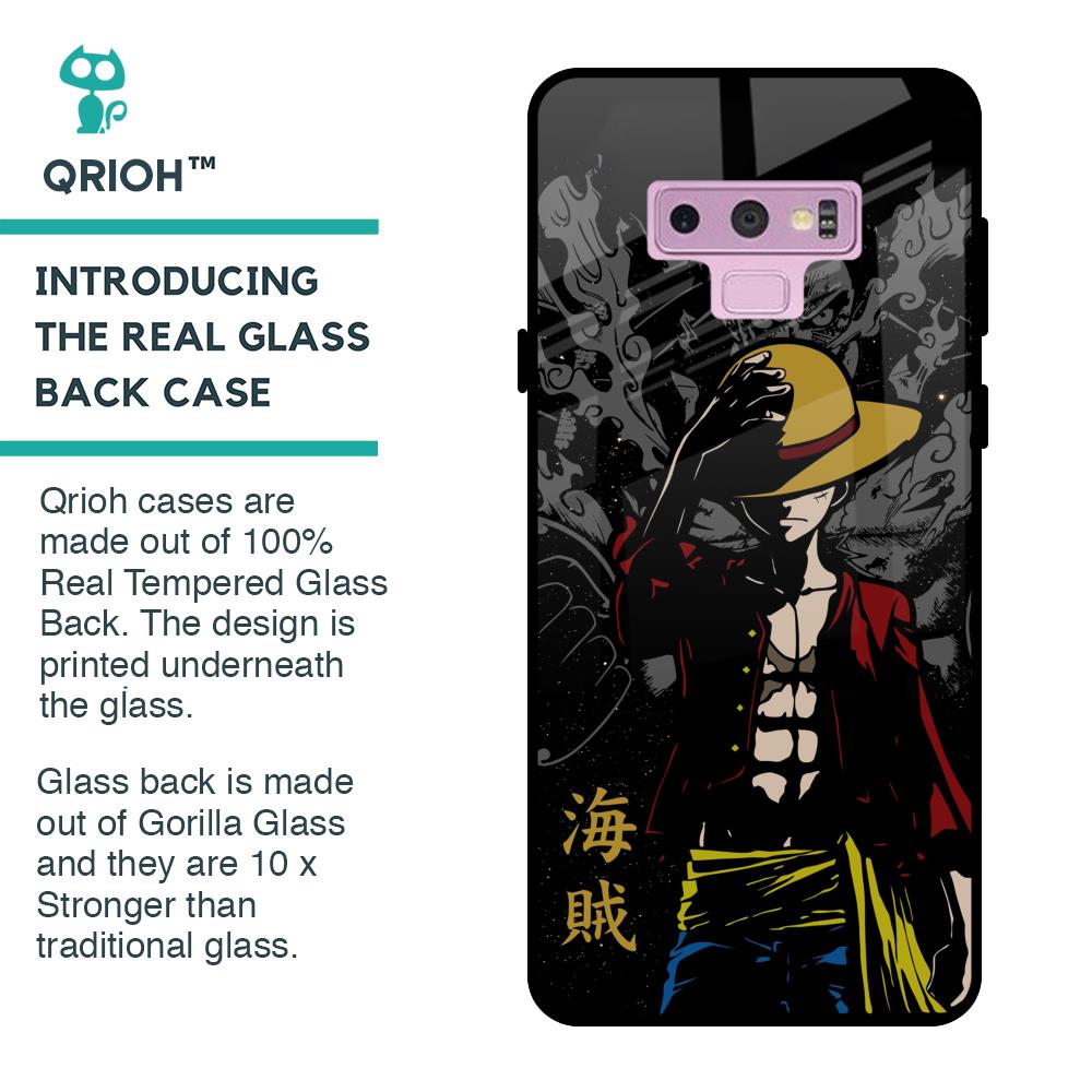 Dark Luffy Glass Case for Samsung Galaxy Note 9