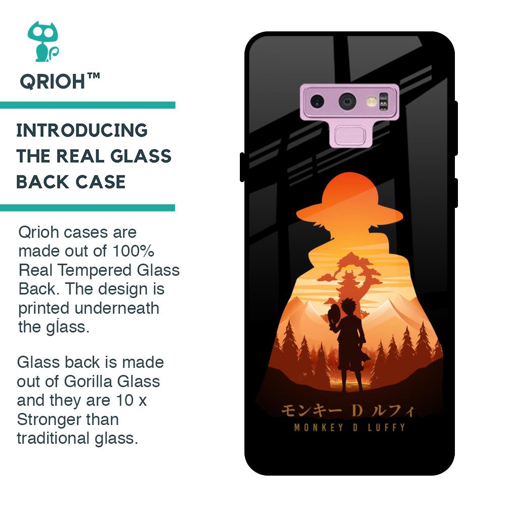 Luffy One Piece Glass Case for Samsung Galaxy Note 9