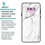 Modern White Marble Glass case for Samsung Galaxy Note 9