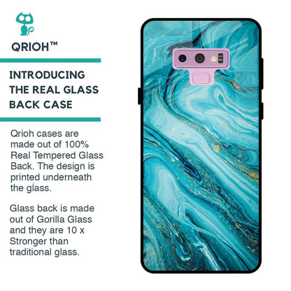 Ocean Marble Glass Case for Samsung Galaxy Note 9
