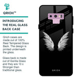 White Angel Wings Glass Case for Samsung Galaxy Note 9
